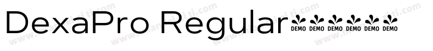 DexaPro Regular字体转换